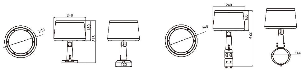 投光灯YGCL-TA24(图2) 投光灯YGCL-TA24(图2)
