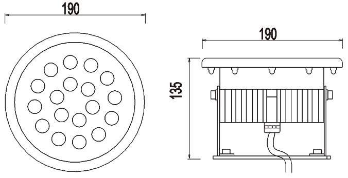 水底灯YGCL-SA18(图2) 水底灯YGCL-SA18(图2)