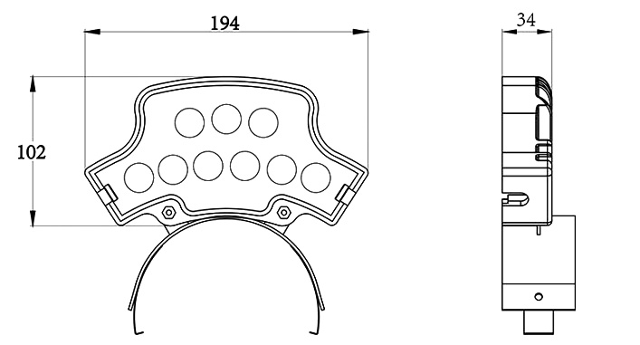 瓦楞灯YGAL-WA27(图2) 瓦楞灯YGAL-WA27(图2)