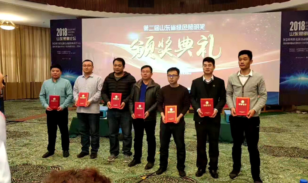 第二届山东省绿色照明奖活动中我司荣获三项荣誉(图3) 第二届山东省绿色照明奖活动中我司荣获三项荣誉(图3)